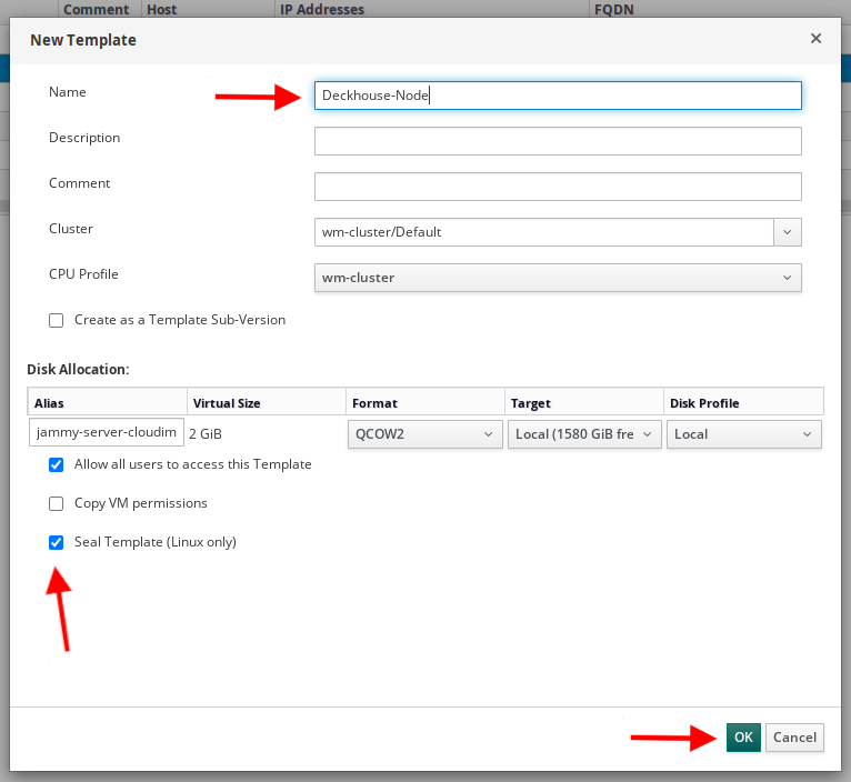  Template parameters 